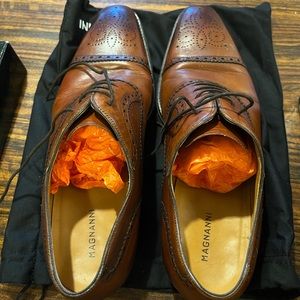 Magnanni Santiago Mens Shoe in Cognac, Size 11.5M